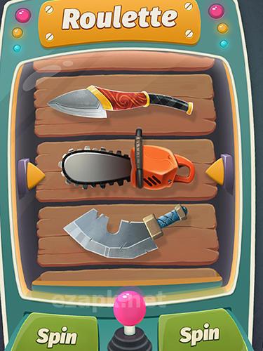 Flip the knife challenge
