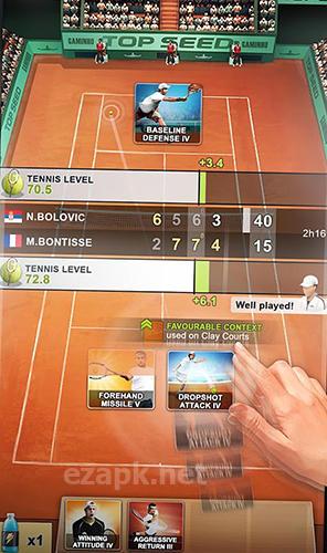 Top seed: Tennis manager