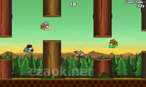 Clumsy bird