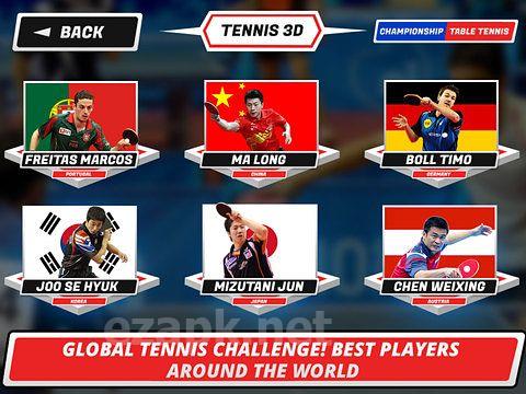 Table tennis 3D: Virtual championship