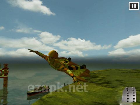 Wing suit: Flying simulator