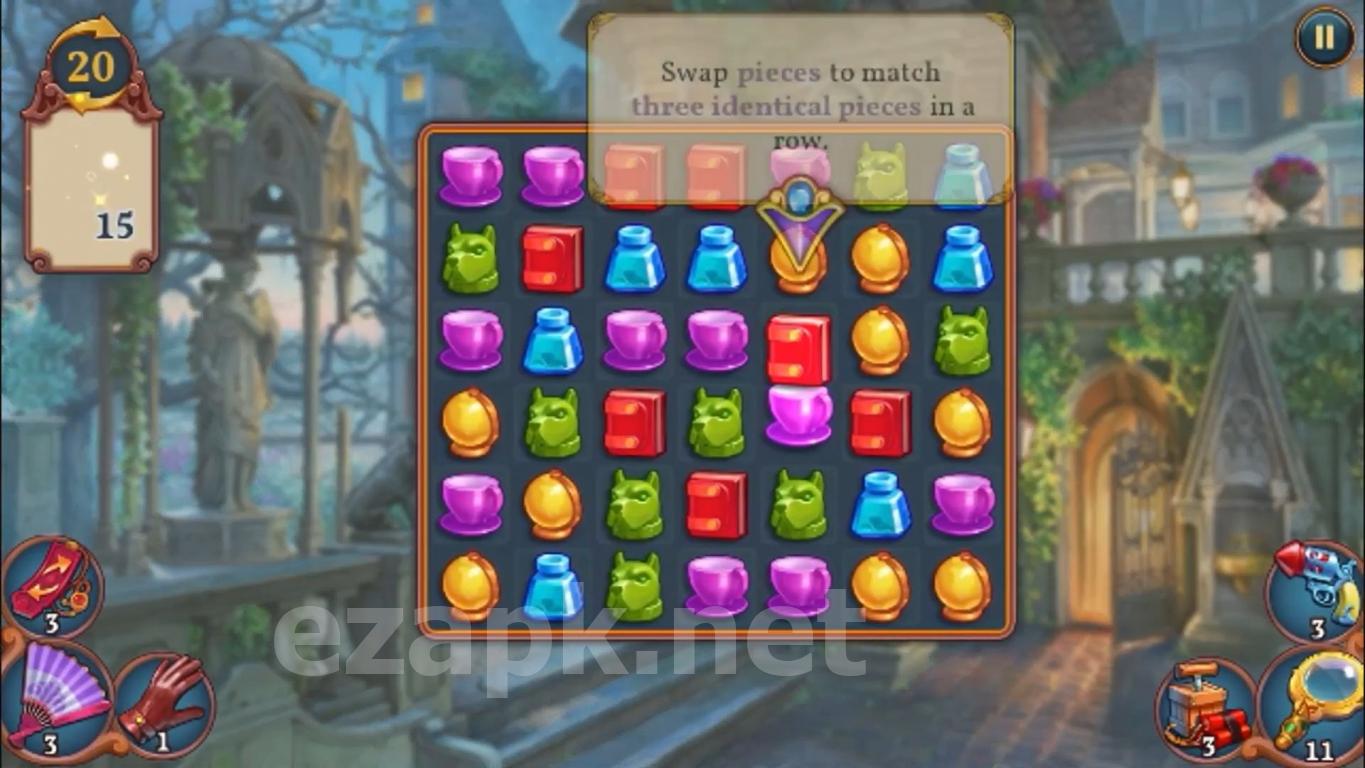 Sherlock: Hidden Match-3 Cases