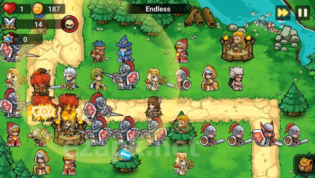 Defense Heroes: Defender War Tower Defense Offline
