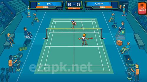 Super stick badminton