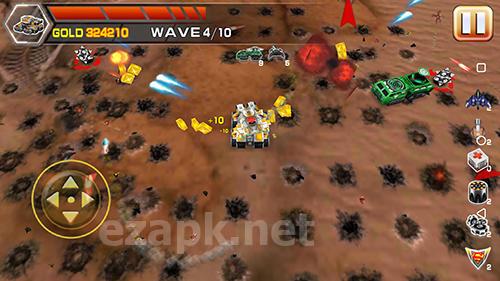 Impossible tank battle