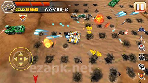 Impossible tank battle