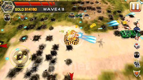 Impossible tank battle