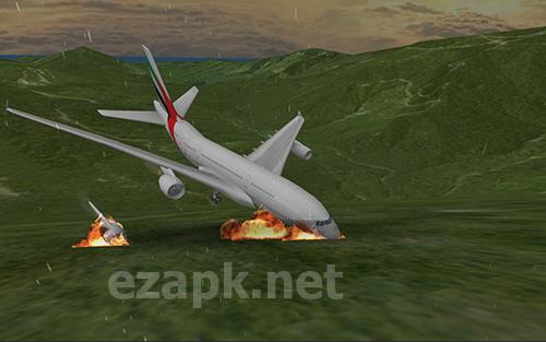 Airplane flight simulator 2017