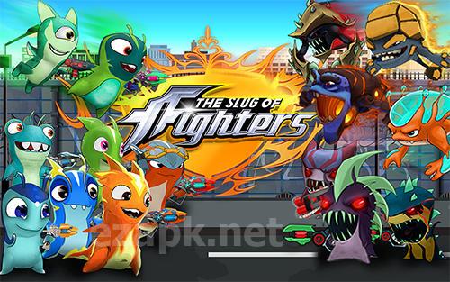 The slug of fighters. Slugs jetpack fight world