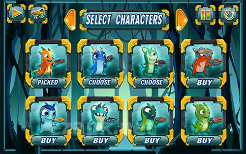 The slug of fighters. Slugs jetpack fight world