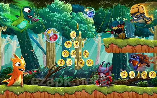 The slug of fighters. Slugs jetpack fight world