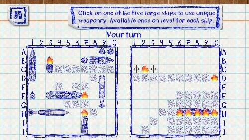 Retro sea battle
