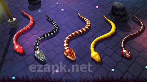3D snake.io