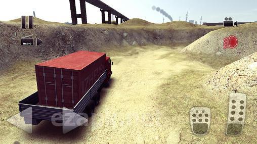 Truck driver: Steep road