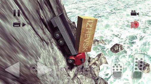 Truck driver: Steep road