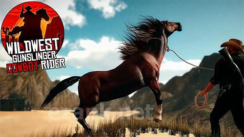 Wild West gunslinger cowboy rider