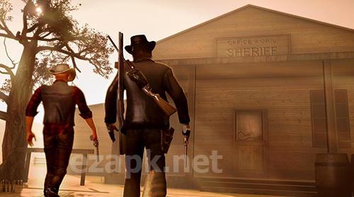 Wild West gunslinger cowboy rider