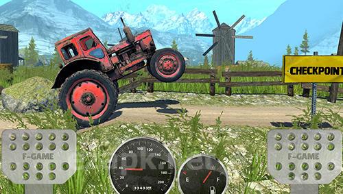 Off-road travel: Ride to hill