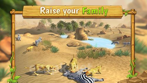 Cheetah family sim