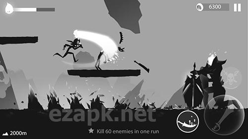 Stickman run: Shadow adventure
