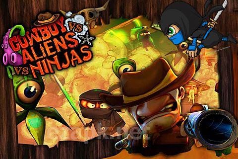 Cowboy vs. ninjas vs. aliens