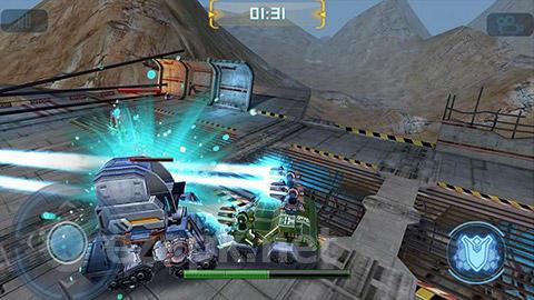 Robot crash fight