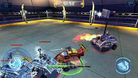 Robot crash fight