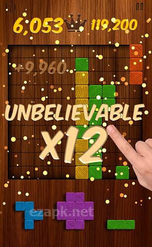 Woodblox puzzle: Wood block wooden puzzle game