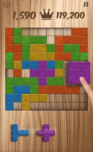 Woodblox puzzle: Wood block wooden puzzle game