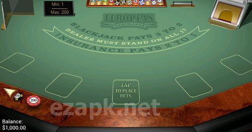 European blackjack: Gold series