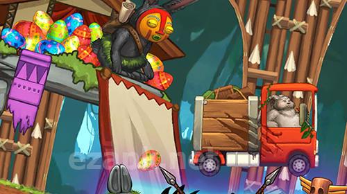 Angry bunny race: Jungle road