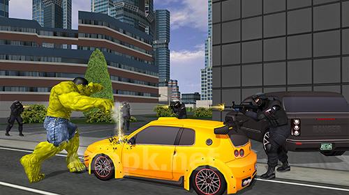 Monster hero city battle