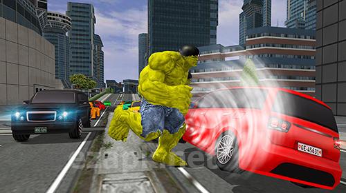 Monster hero city battle