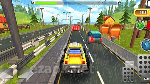 Cartoon hot racer