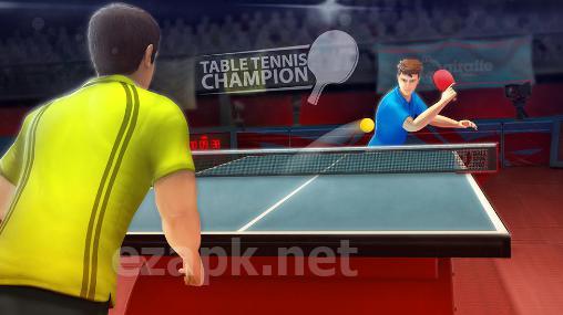 Table tennis champion