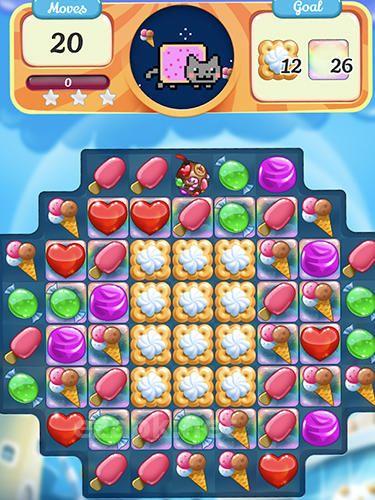 Nyan cat: Candy match