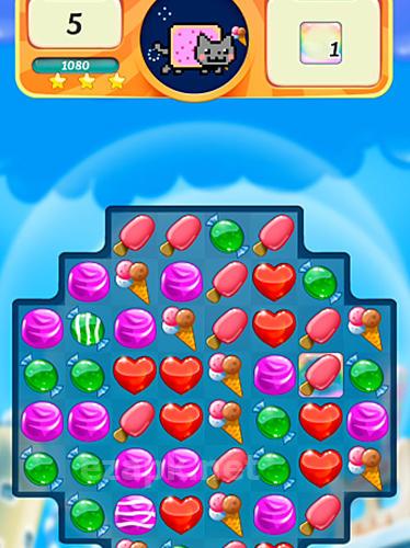Nyan cat: Candy match