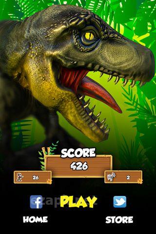 3D Dino raptor race
