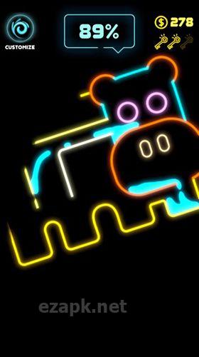 Neon splash