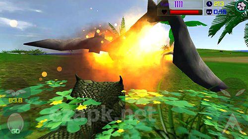 Real snake: Natural hunting