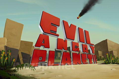 Evil angry planet