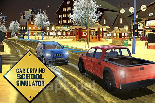 Car driving school simulator