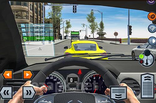 Car driving school simulator