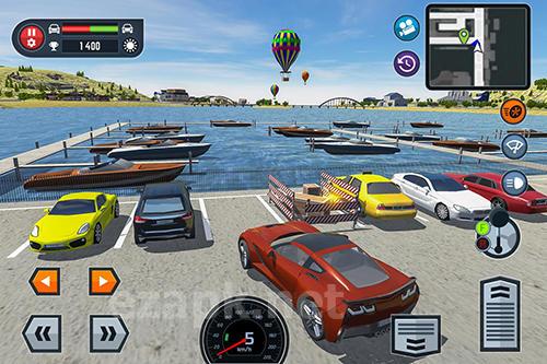 Car driving school simulator
