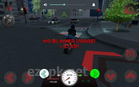 Motorcycle driving 3D
