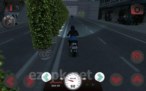 Motorcycle driving 3D