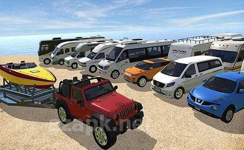 Camper van truck simulator