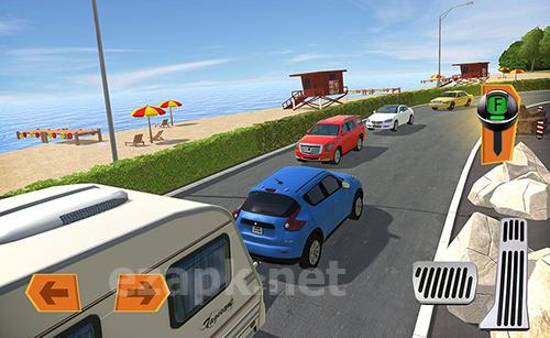 Camper van truck simulator