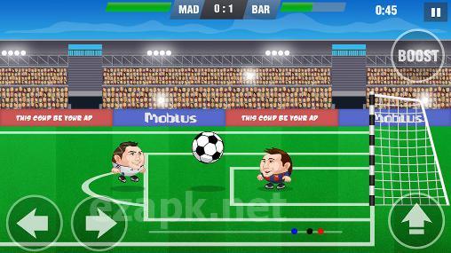 Mini football: Soccer head cup