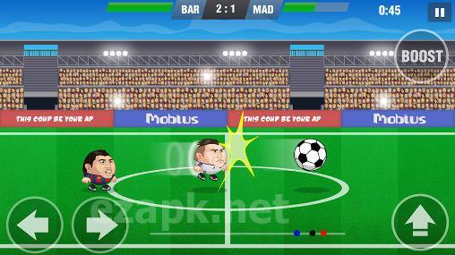 Mini football: Soccer head cup